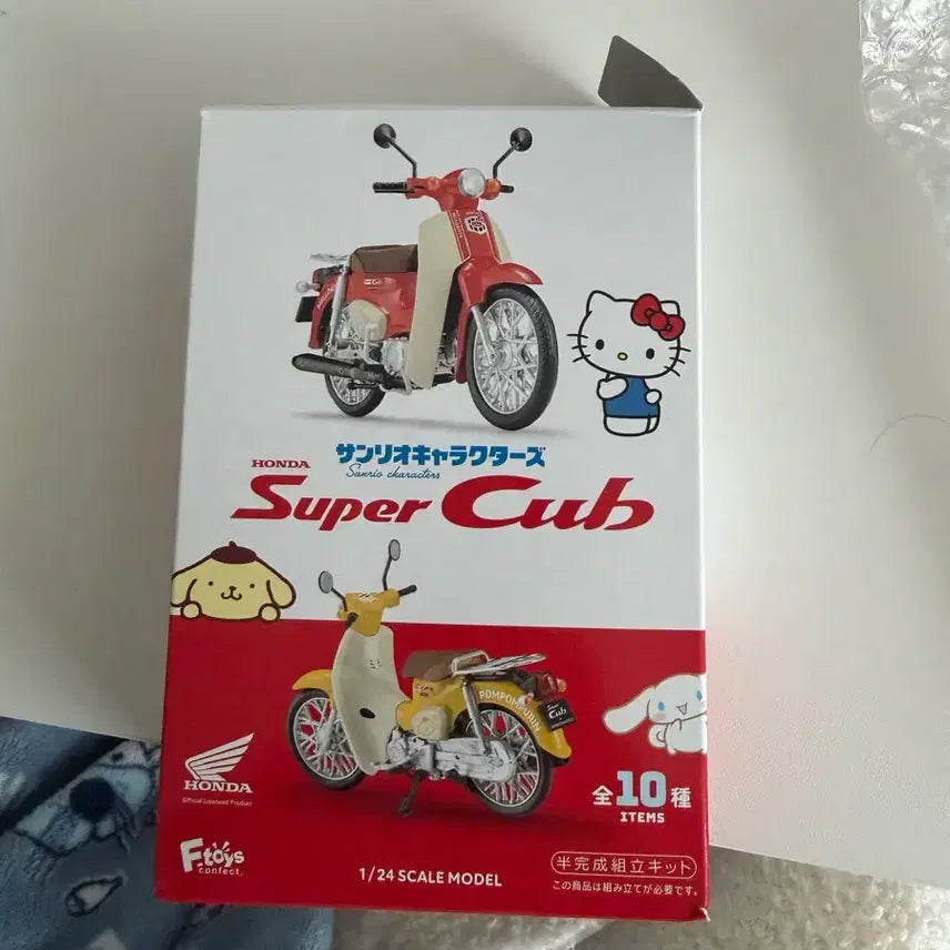 [SOLD OUT] 혼다 슈퍼커브 산리오 캐릭터즈 1/24 스케일 모형 한교동