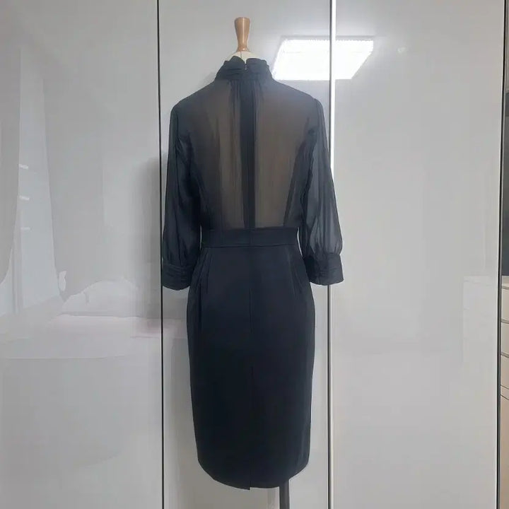 [BUNJANG] it MICHAA Black Chiffon Dress / it MICHAA 블랙 쉬폰 원피스 91