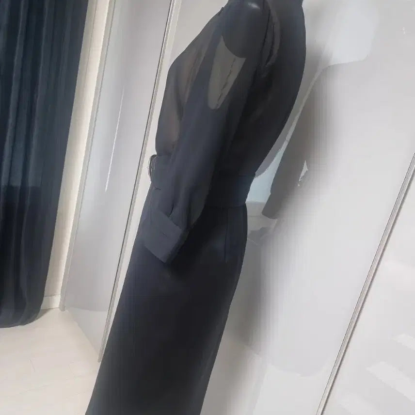 [BUNJANG] it MICHAA Black Chiffon Dress / it MICHAA 블랙 쉬폰 원피스 91