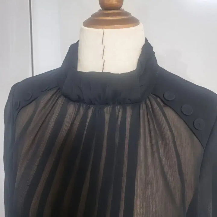 [BUNJANG] it MICHAA Black Chiffon Dress / it MICHAA 블랙 쉬폰 원피스 91