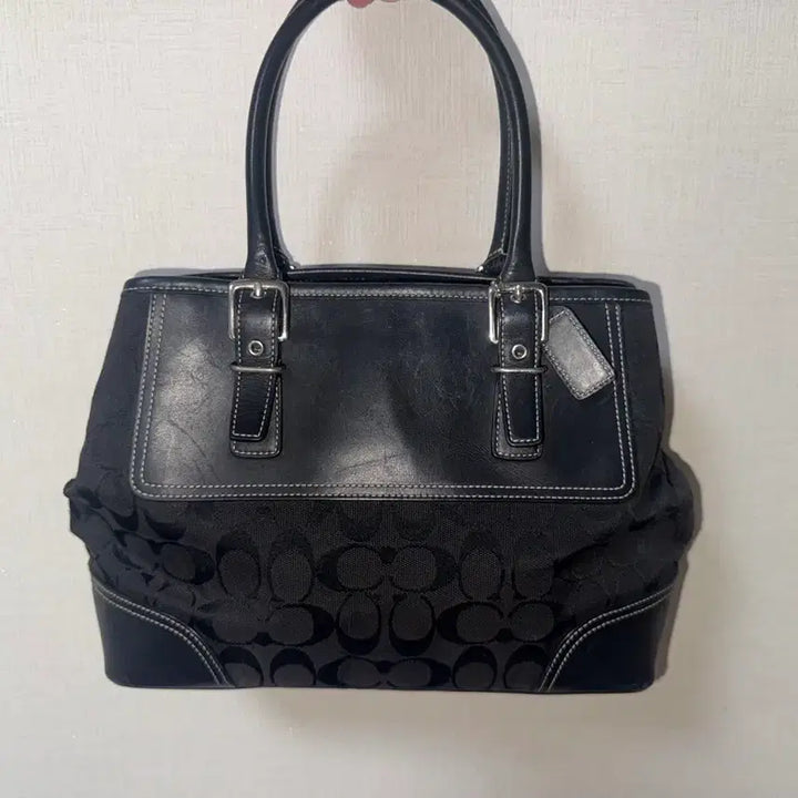 [BUNJANG] Coach Signature Jacquard Tote Bag / 코치 시그니처 자카드 토트백