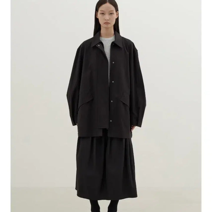 [BUNJANG] Eql Essential Black Shirt Jacket (S) / Eql essential 블랙셔츠자켓(S)
