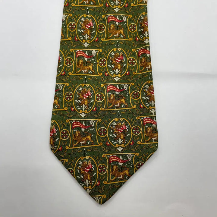 [BUNJANG] Salvatore Ferragamo Patterned Necktie (Minor Damage) / 832) (Ferragamo) 살바토레페레가모 패턴 넥타이(미세데미지)