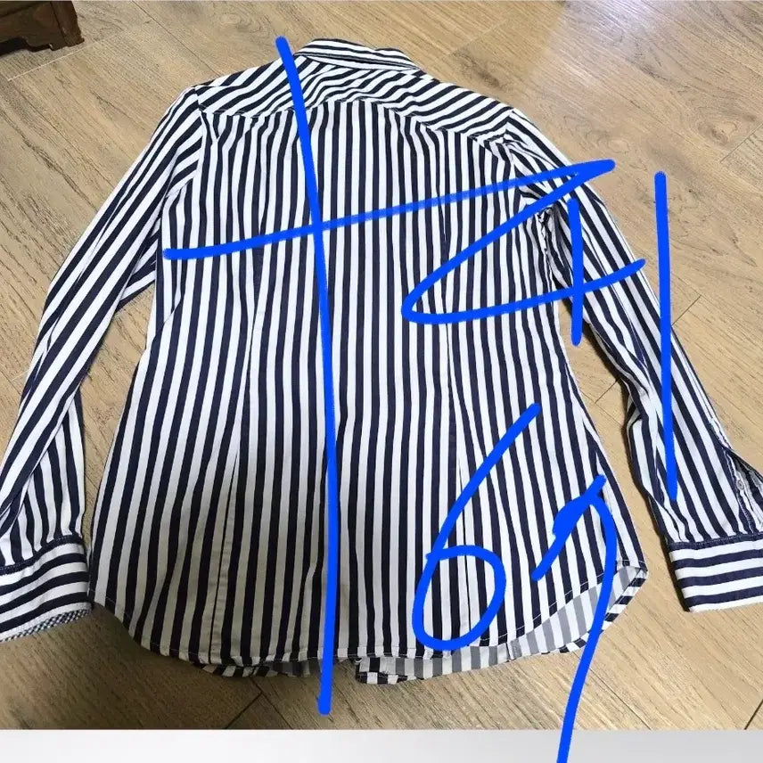 [SOLD OUT] 헤지스 스트라이프 셔츠 90