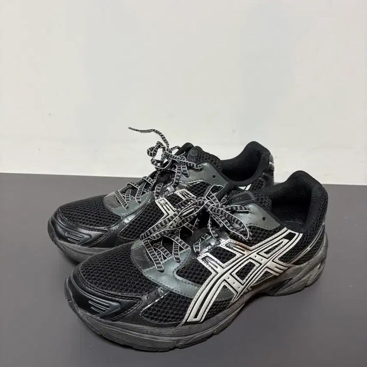 [BUNJANG] Asics Gel-1130 Black Silver Running Shoes / 아식스 젤1130 블랙 실버 270 러닝화 판매합니다