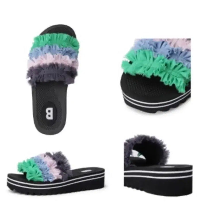 [SOLD OUT] 슈콤마보니  캉캉 슬리퍼 (240)