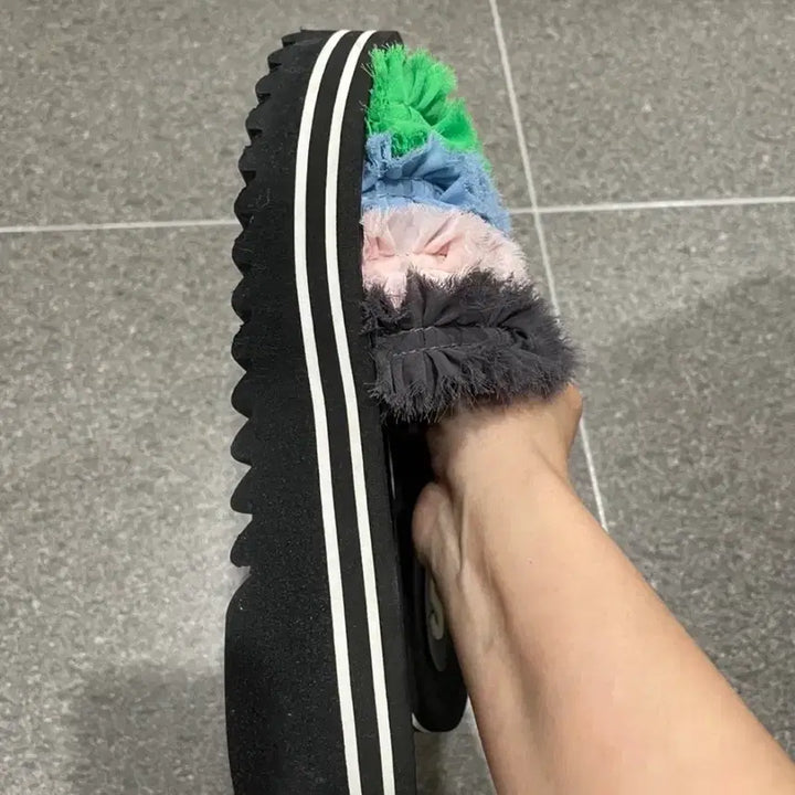 [SOLD OUT] 슈콤마보니  캉캉 슬리퍼 (240)