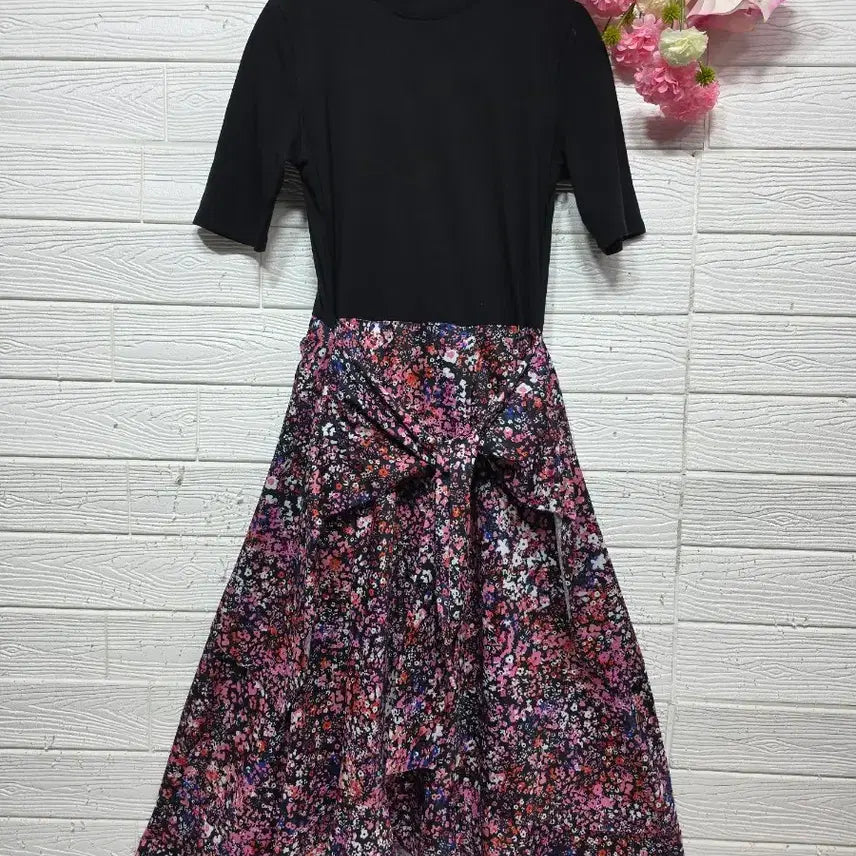 [SOLD OUT] 마쥬 배색 원피스 55ㅡ66