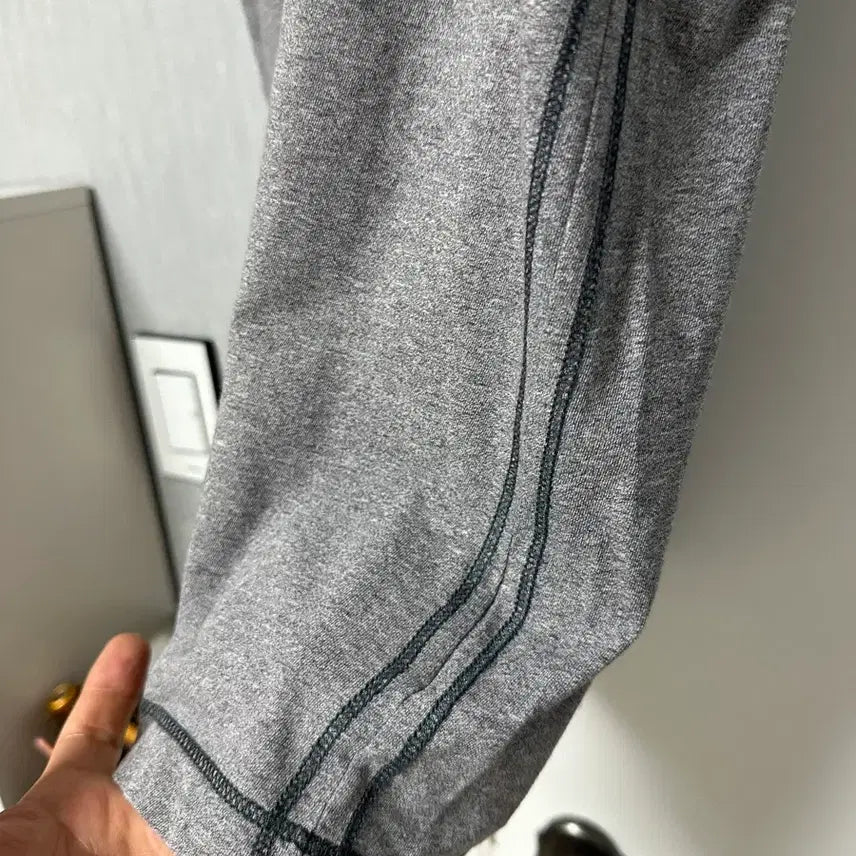 [SOLD OUT] 스톤아일랜드 그레이 카라 반팔 티셔츠 M
