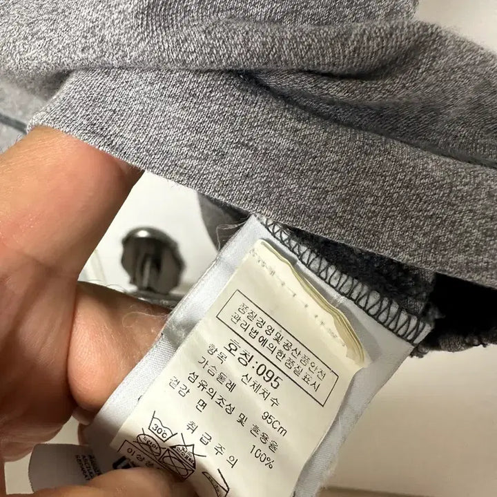 [SOLD OUT] 스톤아일랜드 그레이 카라 반팔 티셔츠 M