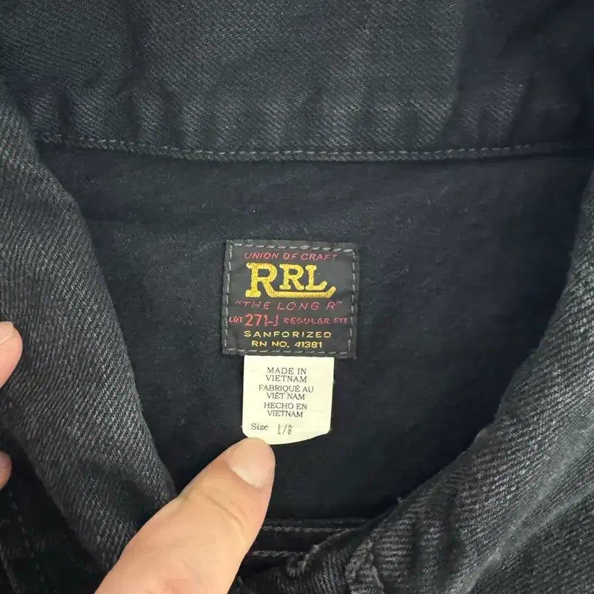 [SOLD OUT] RRL 더블알엘 lot271 블랙 자켓