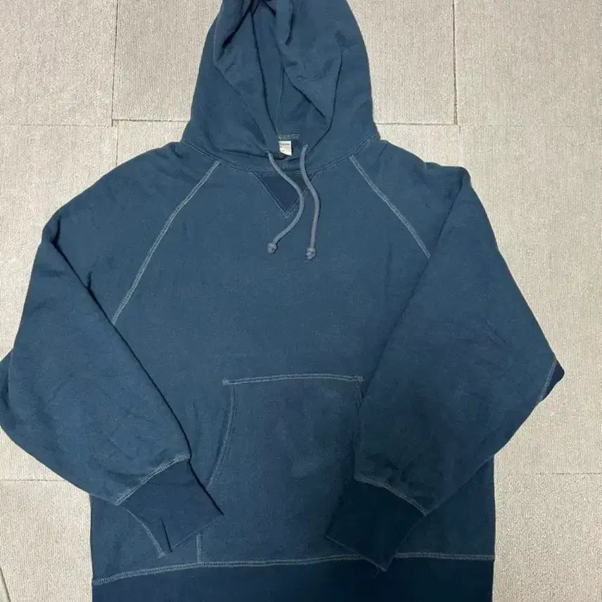 [BUNJANG] Kakis Champion Hoodie Tint Navy L Size / 카키스 khakis 챔피온 후드티 tint navy L 라지