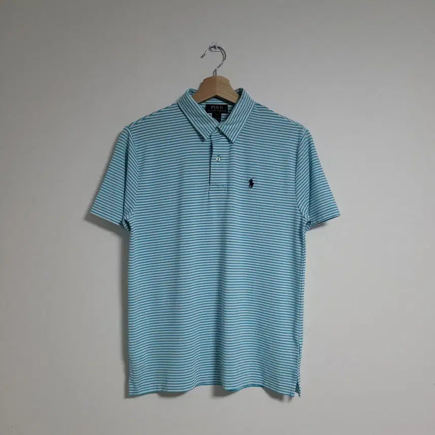 [BUNJANG] Polo Ralph Lauren Striped Polo Shirt (14-16) / (L) POLO 폴로랄프로렌 스트라이프 반팔 카라티 (14-16)