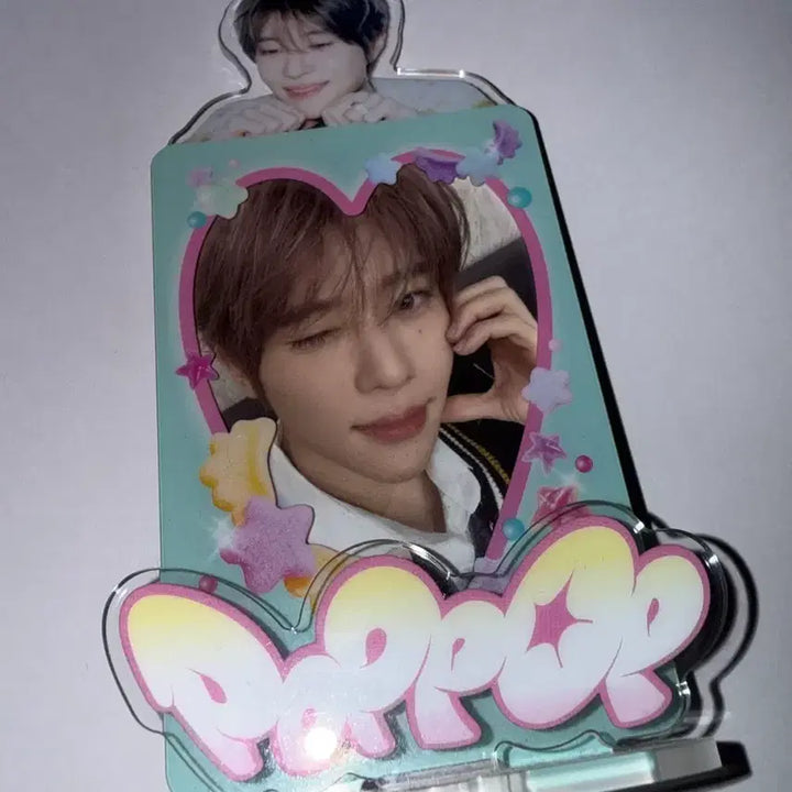 [BUNJANG] NCT WISH Sion Pop-Pop Acrylic Stand Unsealed Photocard Included / 엔시티위시 시온 팝팝 아크릴스탠드 개봉 포카포함