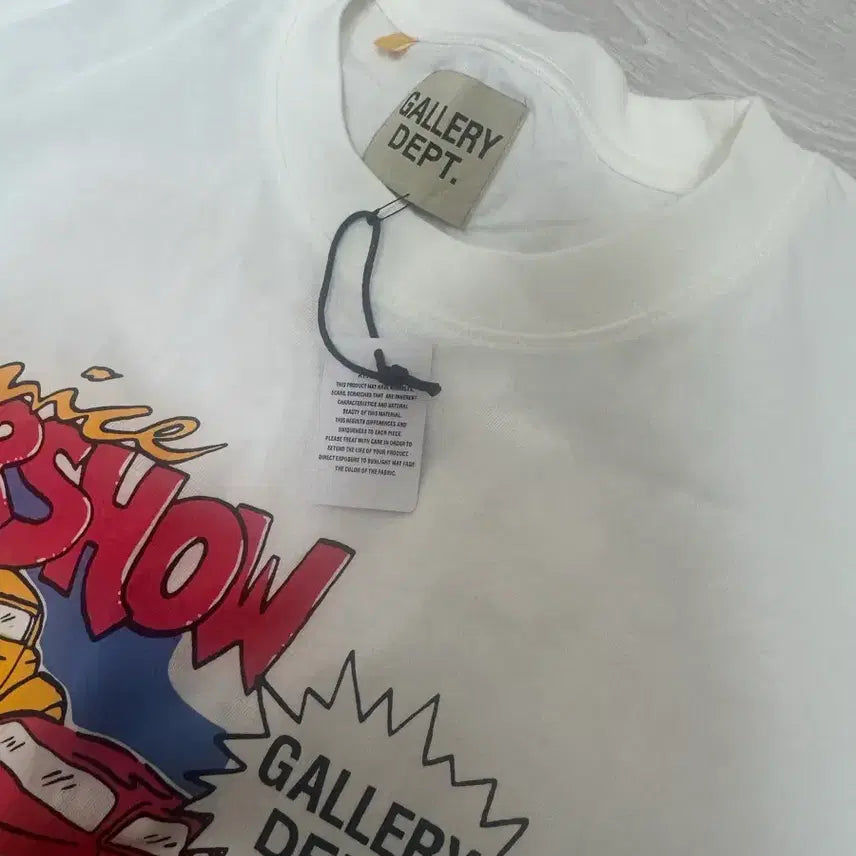 [BUNJANG] Dept. Car Print Short Sleeve T-shirt / 갤러리뎁 Dept. 자동차 프린팅 반팔 티셔츠