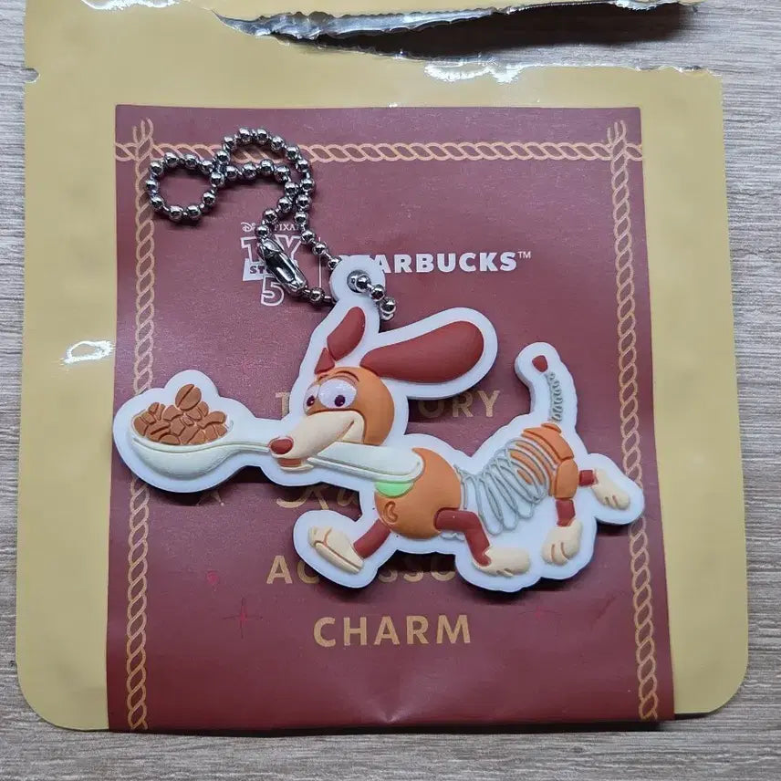 [BUNJANG] Starbucks Toy Story Slinky Keyring Charm / 스타벅스 토이스토리 슬링키 키링 참