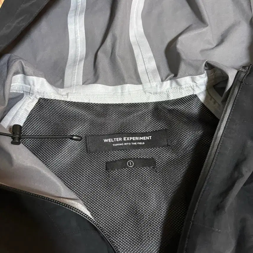 [BUNJANG] Welter Experiment Black Hooded Jacket / 웰터익스페리먼트 자켓