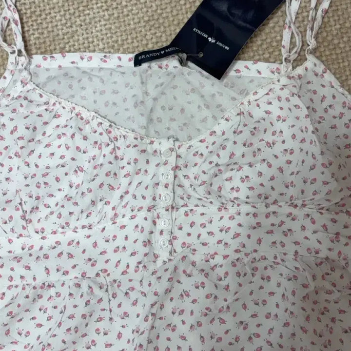 [BUNJANG] Brandy Melville Tiffany Floral Bustier Top / 브랜디멜빌 티파니 뷔스티에 탑