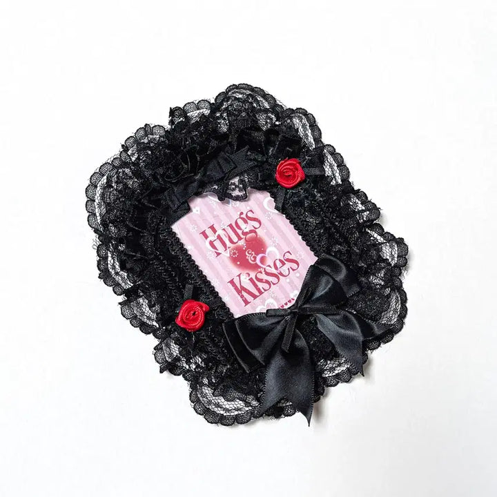 [BUNJANG] Black Wedding Dress / 레이스 탑꾸 블랙 웨딩 드레스 (Black Wedding Dress)