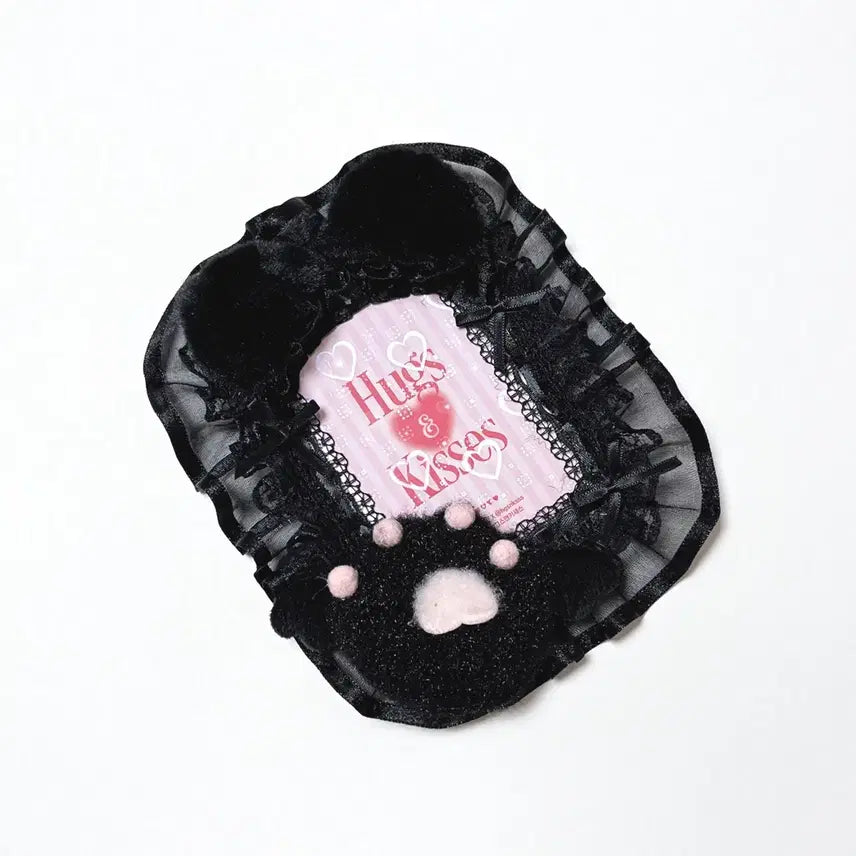 [BUNJANG] Jelly Kitty Black Lace Top Deco / 레이스 탑꾸 젤리 키티 블랙 (Jelly Kitty Black)