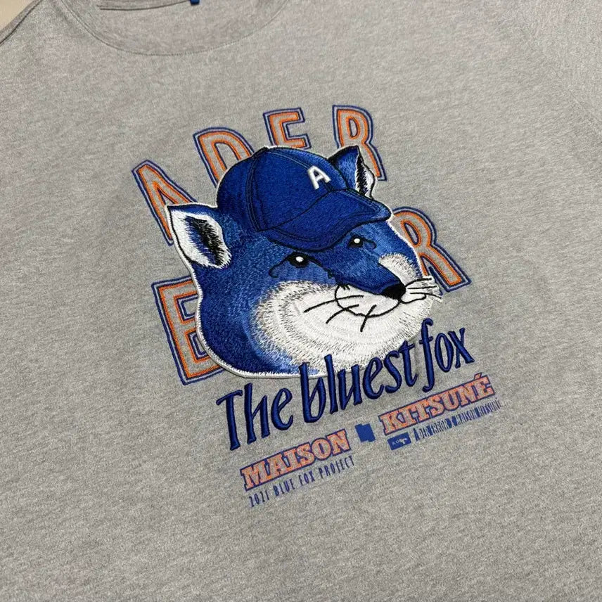 [BUNJANG] Ader Error Maison Kitsune Short Sleeve T-shirt / 아더에러 메종키츠네 반팔 티셔츠