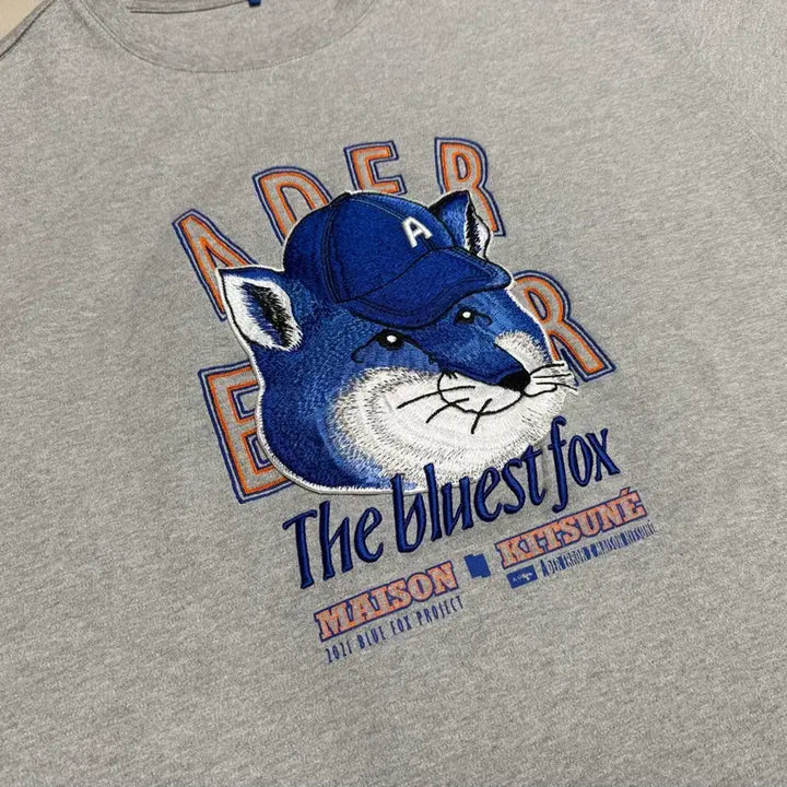 [BUNJANG] Ader Error Maison Kitsune Short Sleeve T-shirt / 아더에러 메종키츠네 반팔 티셔츠