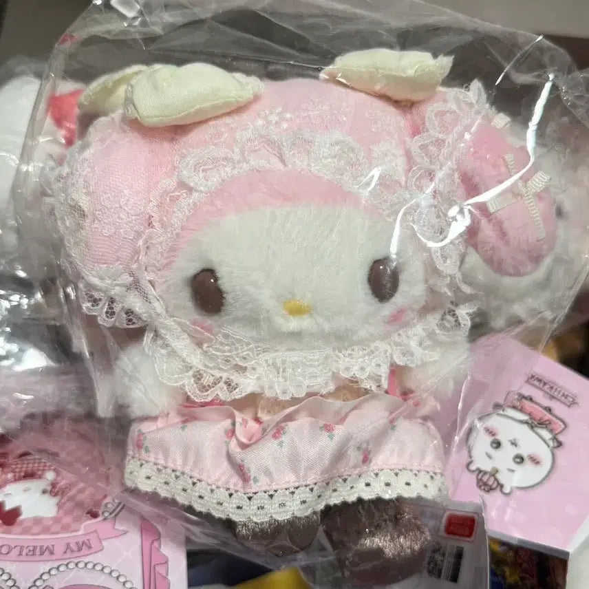 [BUNJANG] Sanrio My Melody Forest Lace Mascot / 미개봉) 산리오 포레스트 레이스 마이멜로디 마스코트 정품