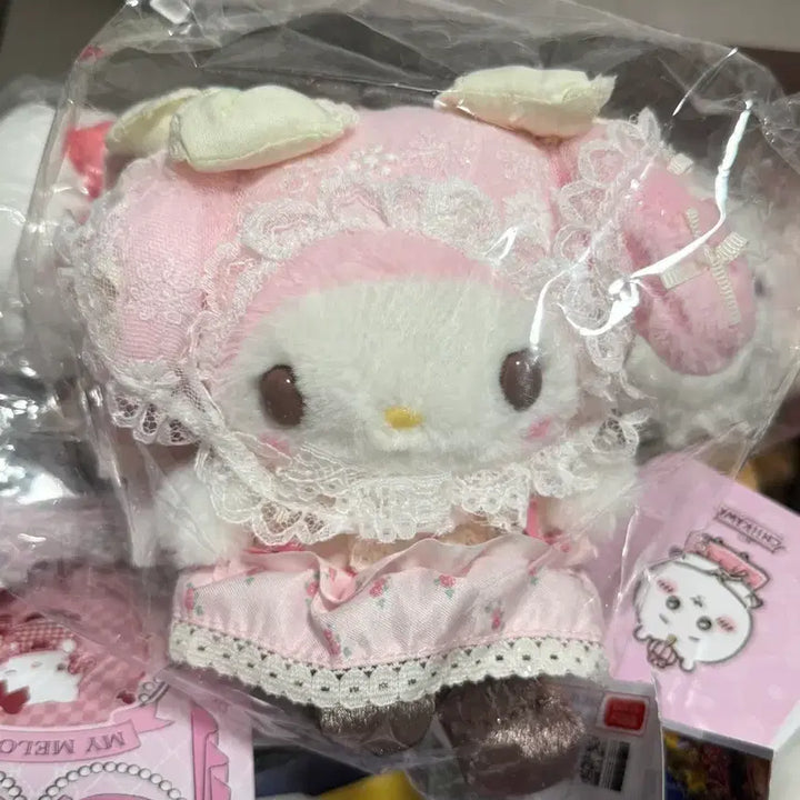 [BUNJANG] Sanrio My Melody Forest Lace Mascot / 미개봉) 산리오 포레스트 레이스 마이멜로디 마스코트 정품