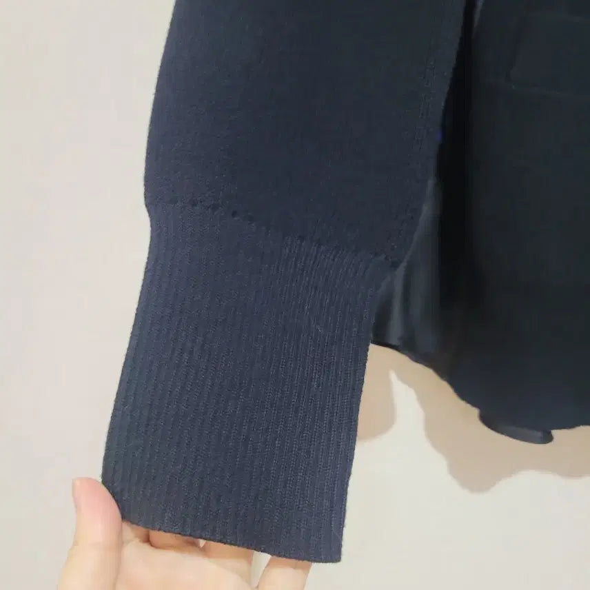 [BUNJANG] Karl Lagerfeld Black Cardigan Blouse / 칼 라거펠트 가디건 블라우스 블랙
