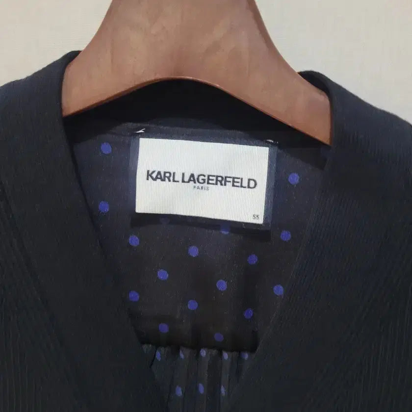 [BUNJANG] Karl Lagerfeld Black Cardigan Blouse / 칼 라거펠트 가디건 블라우스 블랙