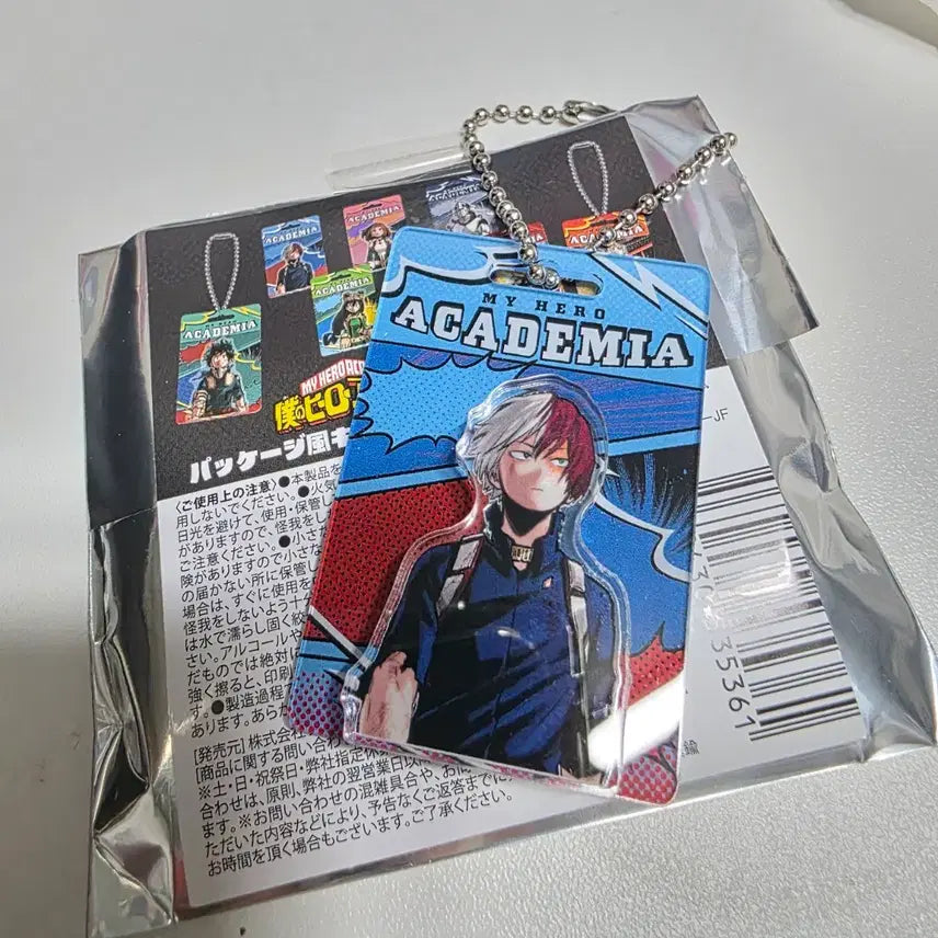 [BUNJANG] My Hero Academia Todoroki Jump Shop Package Style Key Chain / 토도로키 점프샵 패키지풍 키체인 컬렉션 키링 판매합니다.