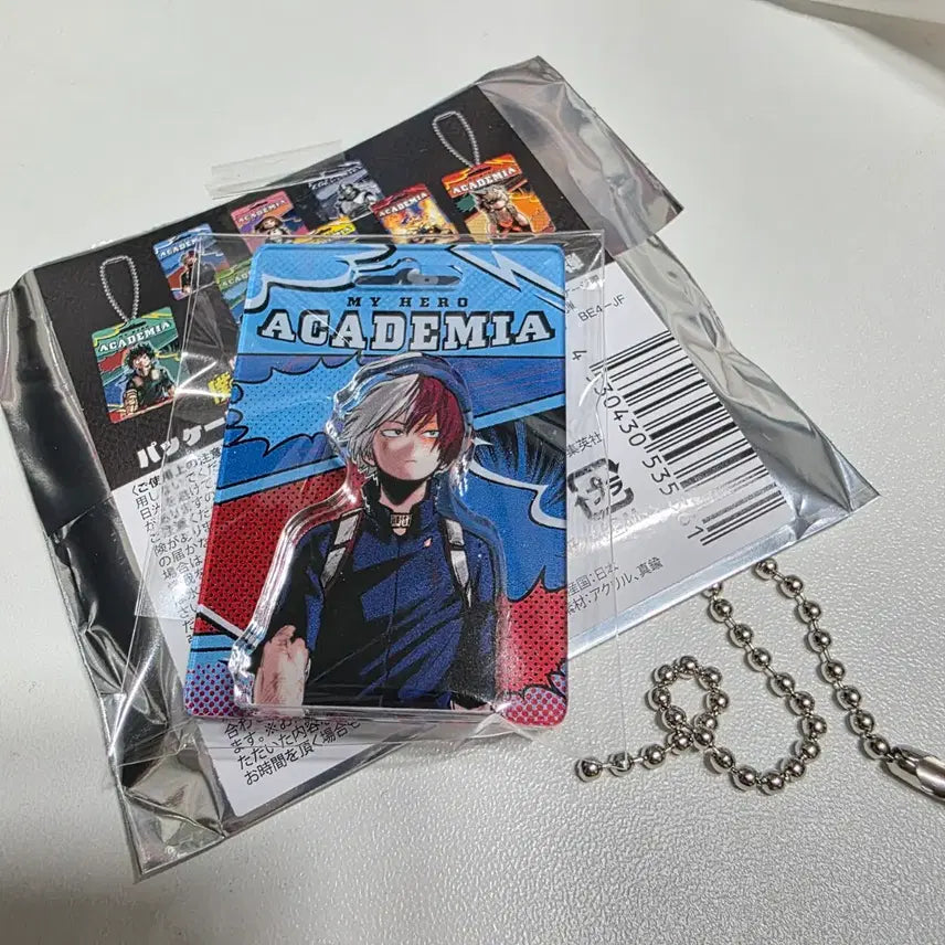 [BUNJANG] My Hero Academia Todoroki Jump Shop Package Style Key Chain / 토도로키 점프샵 패키지풍 키체인 컬렉션 키링 판매합니다.