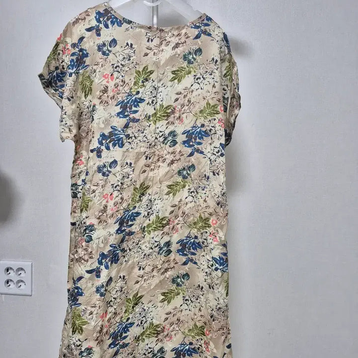 [BUNJANG] Floral Print Rayon Long Dress / 인견원피스