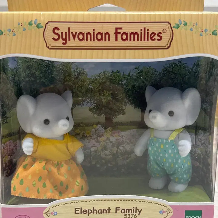 [BUNJANG] Sylvanian Families Elephant Mother Father Doll / 실바니안 엄마 아빠 코끼리 어른 코끼리 일괄