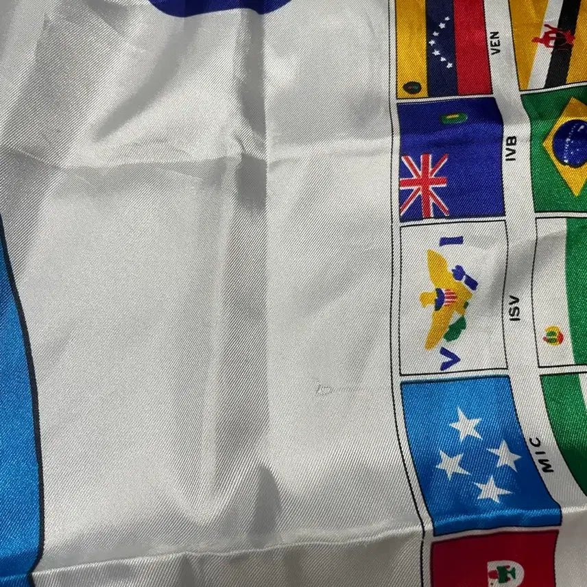 [BUNJANG] 1993 Daejeon Expo Kkumdori Scarf / 1993 대전 엑스포 꿈돌이 스카프