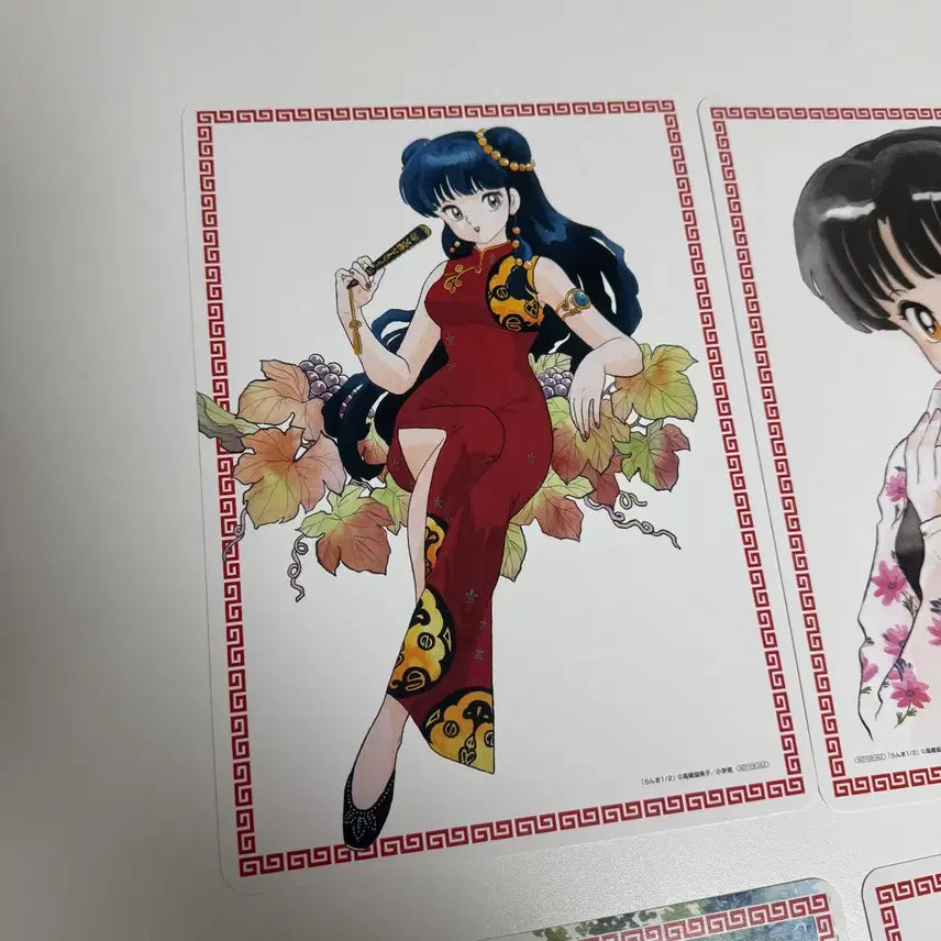 [BUNJANG] Ranma 1/2 Illustration Poster Set / 란마 1/2 일러스트 포스터 종이 세트
