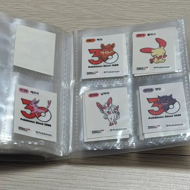 [BUNJANG] Pokemon 30th Anniversary Ttipu Seal Set of 7 / 포켓몬 30주년 띠뿌씰 41종