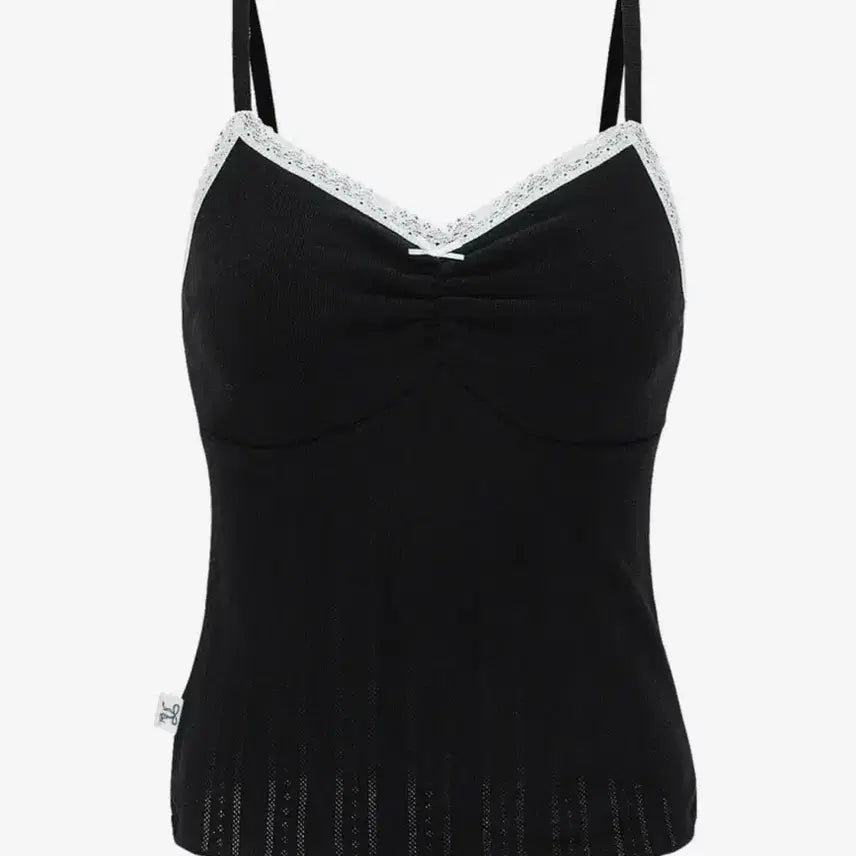 [BUNJANG] Vellire Sweetie Ribbon Sleeveless Top / (새상품)벨리아르 스위티 리본 슬리브리스 로지핑크 나시 레이스 워니하우스
