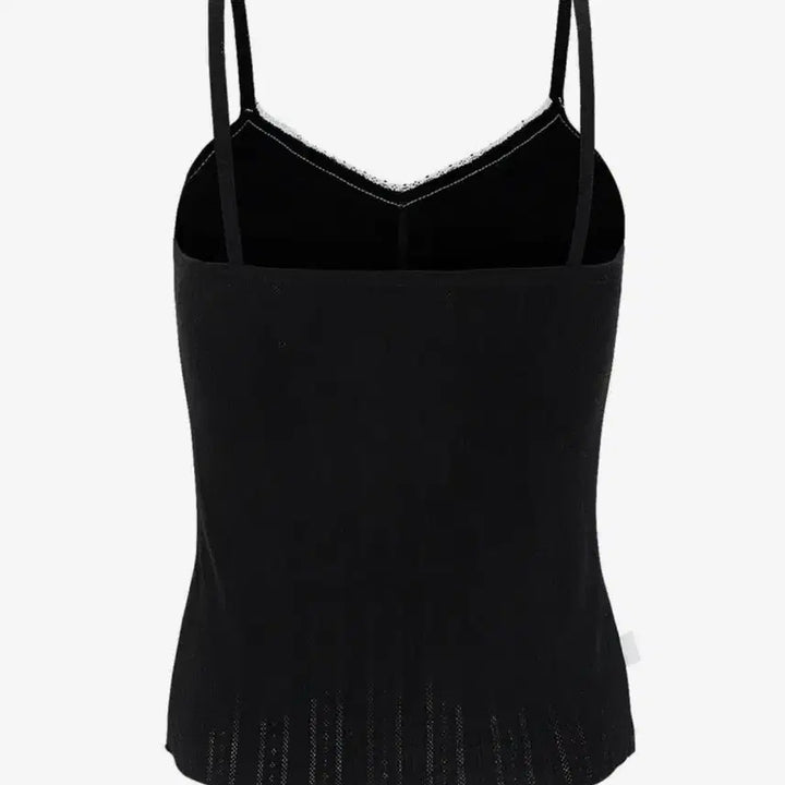 [BUNJANG] Vellire Sweetie Ribbon Sleeveless Top / (새상품)벨리아르 스위티 리본 슬리브리스 로지핑크 나시 레이스 워니하우스