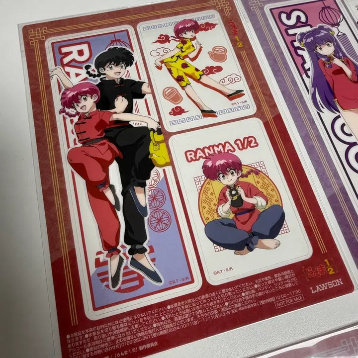 [BUNJANG] Ranma 1/2 Lawson Collaboration Card Set / 란마 1/2 로손 콜라보 카드 6종 세트