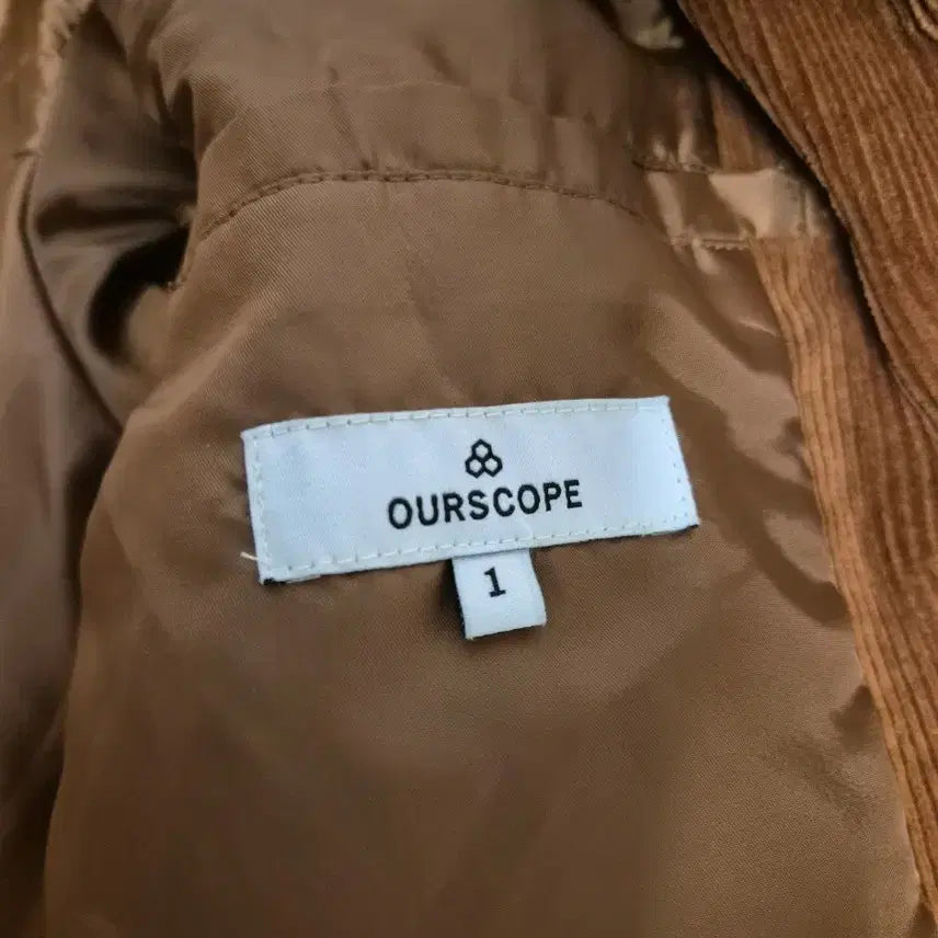 [BUNJANG] Ourscope Corduroy Jacket (Size 1) / 아워스코프 코듀로이 자켓 1사이즈(100)