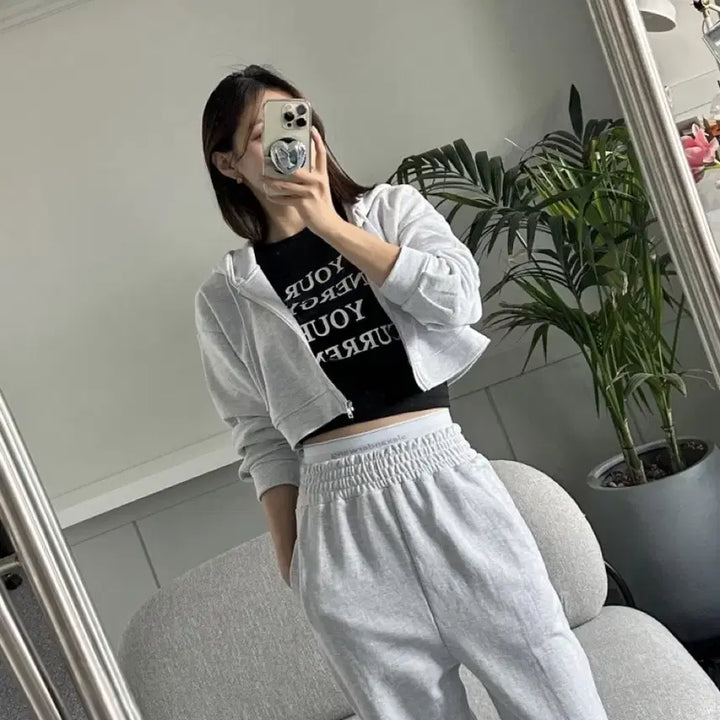 [BUNJANG] Alexander Wang Jogger Pants Gray / 알렉산더왕 조거팬츠 그레이
