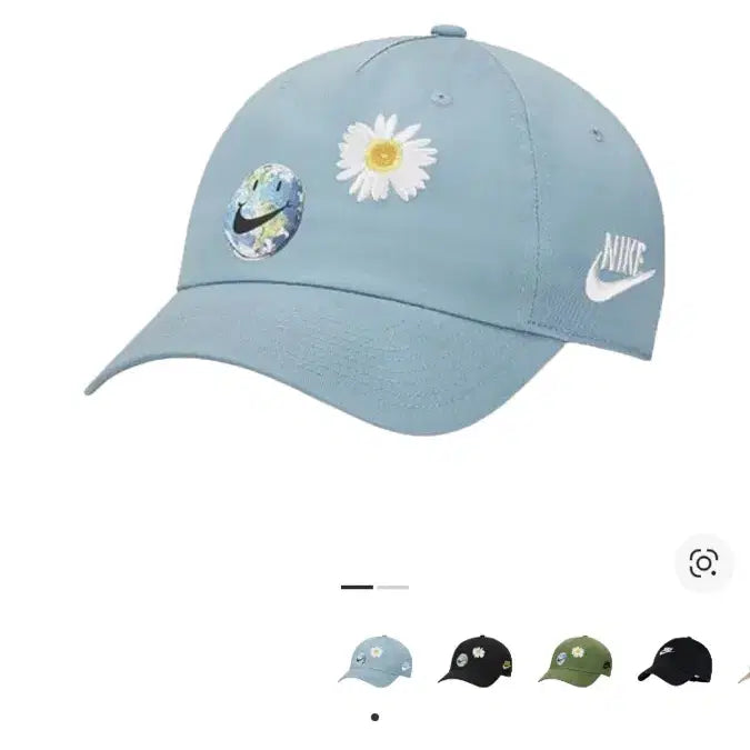 [BUNJANG] Nike Heritage86 Flower Ball Cap Blue / 나이키 헤리티지86 플라워 볼캡 블루