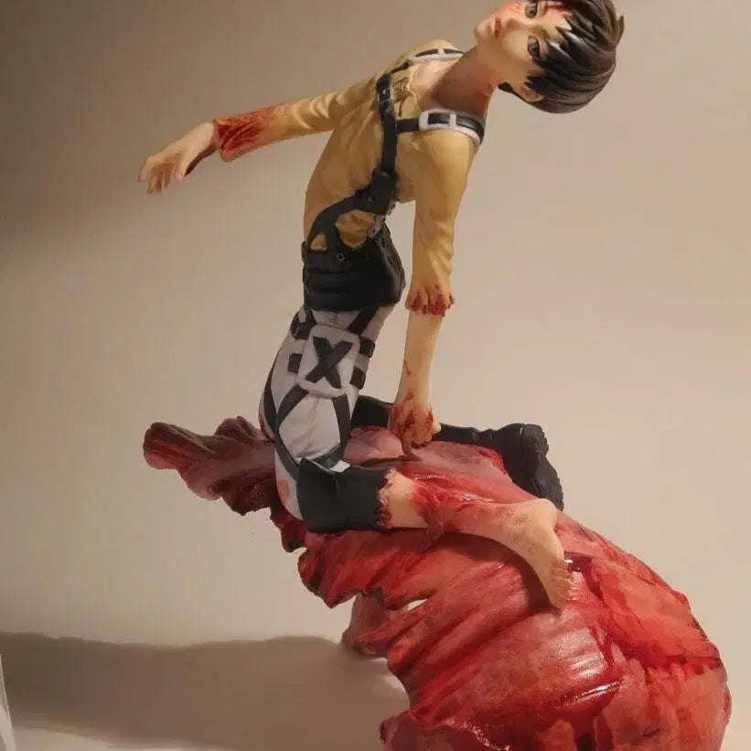 [BUNJANG] Attack on Titan Eren Yeager Garage Kit Figure / 진격의 거인 박리 에렌 예거 레진 개러지 키트 미개봉 새상품 피규어