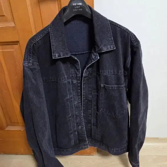 [BUNJANG] Musinsa Standard Konmil Denim Trucker Jacket L / 무신사스탠다드 콘밀 데님 트러커 자켓 L새상품