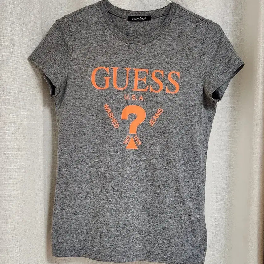 [BUNJANG] GUESS YEOK9407 Gray T-Shirt / 게스 반팔 티셔츠