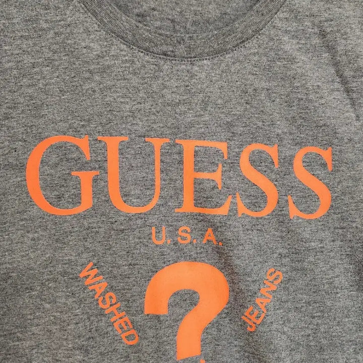 [BUNJANG] GUESS YEOK9407 Gray T-Shirt / 게스 반팔 티셔츠