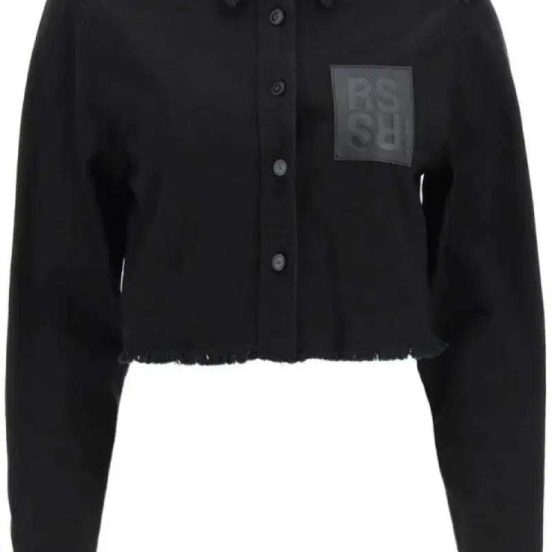 [BUNJANG] Raf Simons Crop Shirt Black / (s) 라프시몬스 크롭 셔츠 블랙