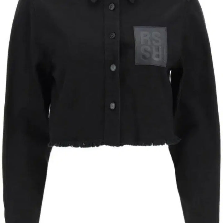 [BUNJANG] Raf Simons Crop Shirt Black / (s) 라프시몬스 크롭 셔츠 블랙