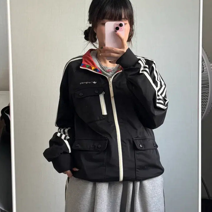 [BUNJANG] Adidas Originals Reversible Track Top (Size 100) / 아디다스 오리지널 트랙탑 러버시블 100